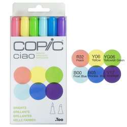 Copic - Copic Ciao Marker 6lı Set Brights