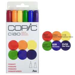 Copic - Copic Ciao Marker 6lı Set Primary