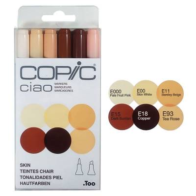 Copic Ciao Marker 6lı Set Skin