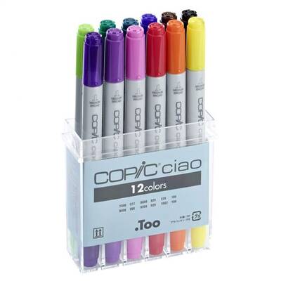 Copic Ciao Marker 12li Set Basic Colors