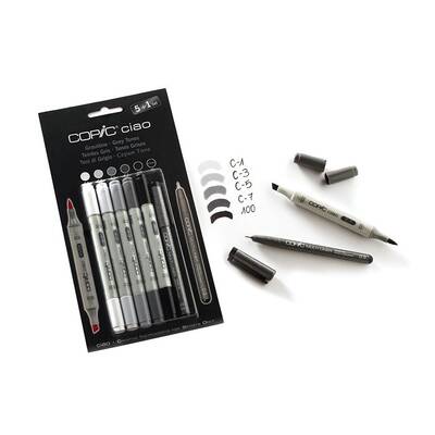 Copic Ciao Marker Set 5+1 Cool Grey Tones