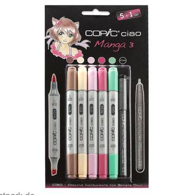 Copic Ciao Marker 5+1 Set Manga 3
