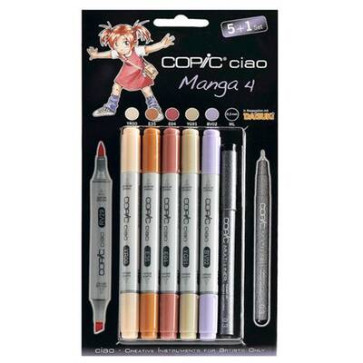 Copic Ciao Marker 5+1 Set Manga 4