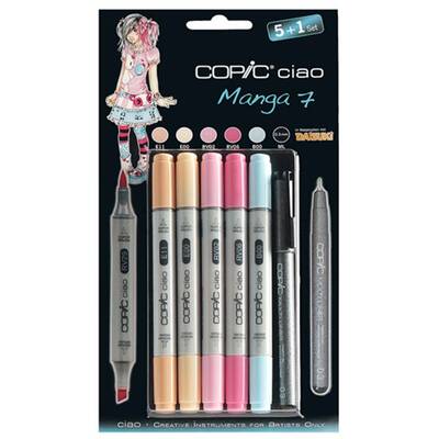 Copic Ciao Marker 5+1 Set Manga 7