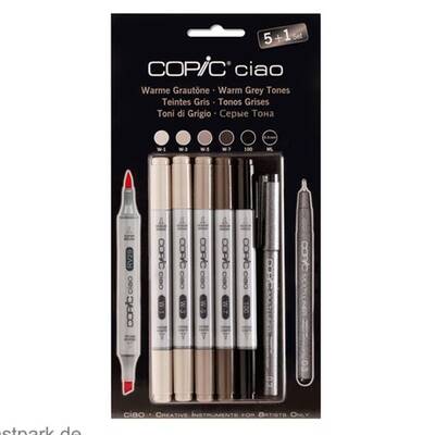 Copic Ciao Marker 5+1 Set Warm Tones