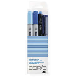 Copic - Copic Doodle Pack 4lü Set Blue