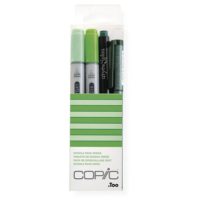 Copic Doodle Pack 4lü Set Green