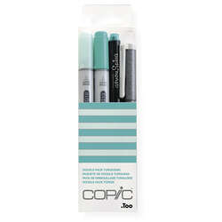 Copic - Copic Doodle Pack 4lü Set Turquoise