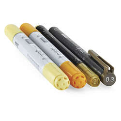 Copic - Copic Doodle Pack 4lü Set Yellow (1)