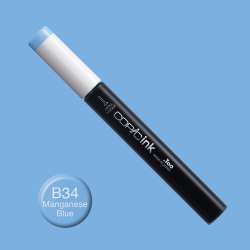 Copic - Copic İnk Refill 12ml B34 Manganese Blue