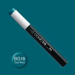 Copic - Copic İnk Refill 12ml BG18 Teal Blue