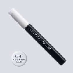 Copic - Copic İnk Refill 12ml C-0 Cool Gray No.0