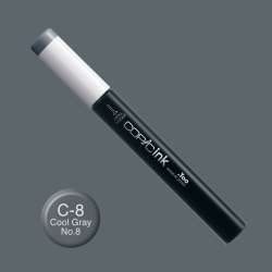Copic - Copic İnk Refill 12ml C-8 Cool Gray No.8