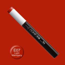 Copic - Copic İnk Refill 12ml E07 Light Mahogany