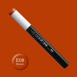 Copic - Copic İnk Refill 12ml E08 Brown