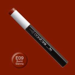 Copic - Copic İnk Refill 12ml E09 Burnt Sienna