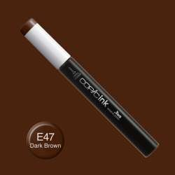 Copic - Copic İnk Refill 12ml E47 Dark Brown