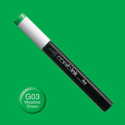 Copic İnk Refill 12ml G03 Meadow Green