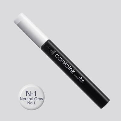 Copic İnk Refill 12ml N-1 Neutral Gray No.1