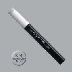 Copic - Copic İnk Refill 12ml N-4 Neutral Gray No.4