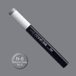 Copic - Copic İnk Refill 12ml N-6 Neutral Gray No.6