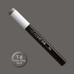 Copic - Copic İnk Refill 12ml T-8 Toner Gray No.8