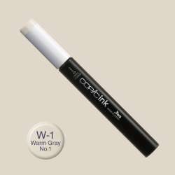 Copic - Copic İnk Refill 12ml W-1 Warm Gray No.1