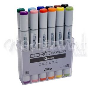 Copic Sketch Marker 12li Set Basic Colors