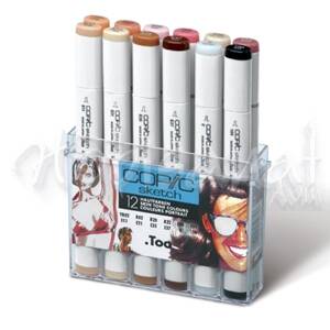 Copic Sketch Marker 12li Set Skin Tones