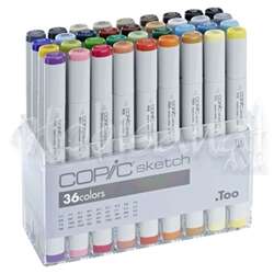 Copic - Copic Sketch 36lı Set Basic Colours