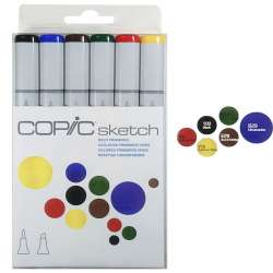 Copic - Copic Sketch Marker 6lı Set Bold Primaries