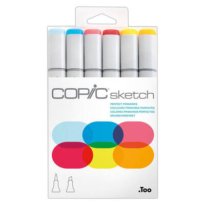 Copic Sketch Marker 6lı Set Perfect Primaries