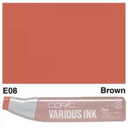 Copic - Copic Various Ink E08 Brown