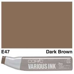 Copic - Copic Various Ink E47 Dark Brown