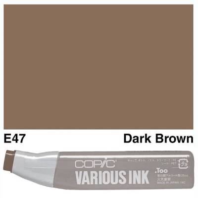 Copic Various Ink E47 Dark Brown