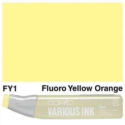 Copic Various Ink FY1 Fluorescent Yellow Orange