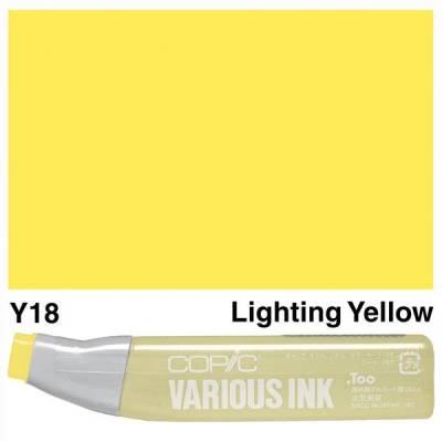 Copic Various Ink Y18 Lightning Yellow