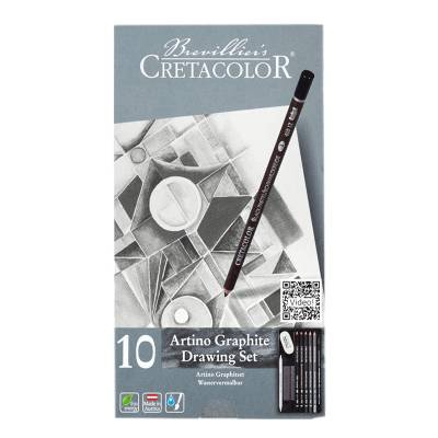 Cretacolor Artino Graphite Eskiz Seti 10lu Metal Kutu 40021