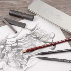 Cretacolor Graphite Eskiz Seti 9lu Metal Kutu 16029 - 3