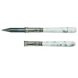 Cretacolor - Cretacolor Kalem Uzatıcı Beyaz Gümüş Mermer Desenli 43022A
