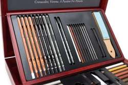Cretacolor Selection Premium Çizim Seti Ahşap Kutu 53lü 40060 - 3