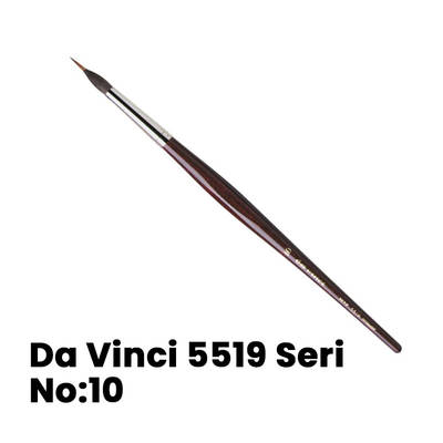 Da Vinci 5519 Seri Kolinsky Samur Kılı Yuvarlak Uçlu Fırça No 10