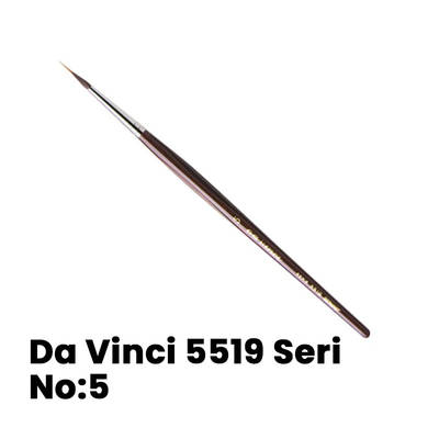 Da Vinci 5519 Seri Kolinsky Samur Kılı Yuvarlak Uçlu Fırça No 5