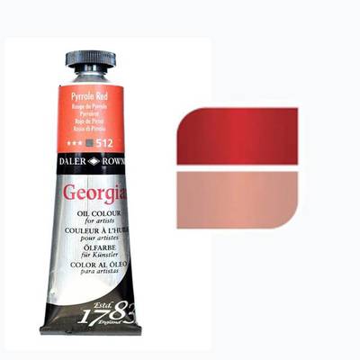 Daler Rowney Georgian Yağlı Boya 38ml No:512 Pyrrole Red