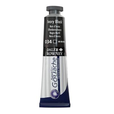 Daler Rowney Aquafine Opak Guaj Boya 15ml 034 Ivory Black