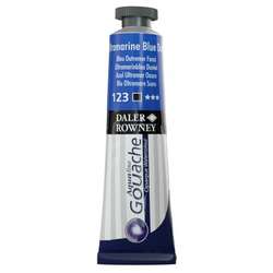 Daler Rowney - Daler Rowney Aquafine Opak Guaj Boya 15ml 123 Ultramarine Blue Dark