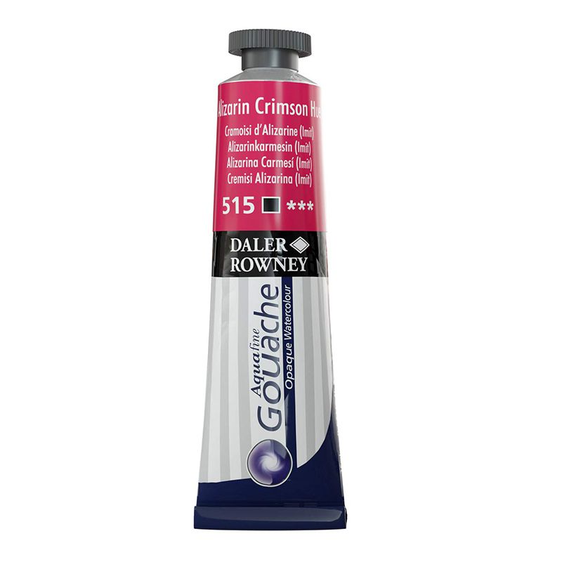 Daler Rowney Aquafine Opak Guaj Boya 15ml 515 Alizarin Crimson Hue