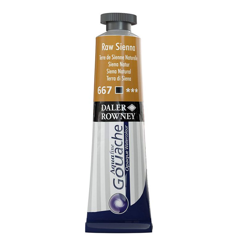 Daler Rowney Aquafine Opak Guaj Boya 15ml 667 Raw Sienna