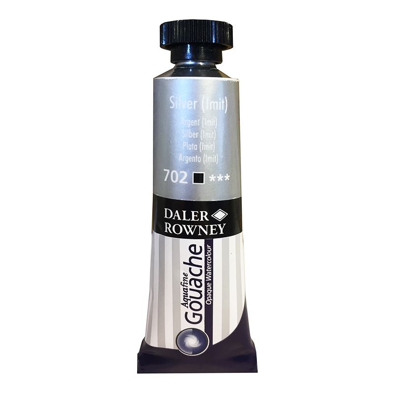 Daler Rowney Aquafine Opak Guaj Boya 15ml 702 Silver Imit