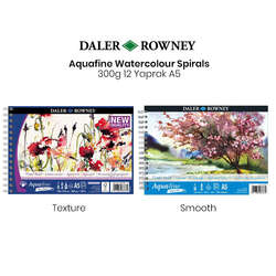 Daler Rowney - Daler Rowney Aquafine Sulu Boya Blok A5 12 Yaprak 300g